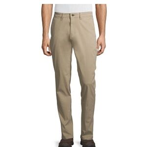 George Men's Athletic Fit Chino Pants, Size 40X30, Athletic Fit, Taper Leg,